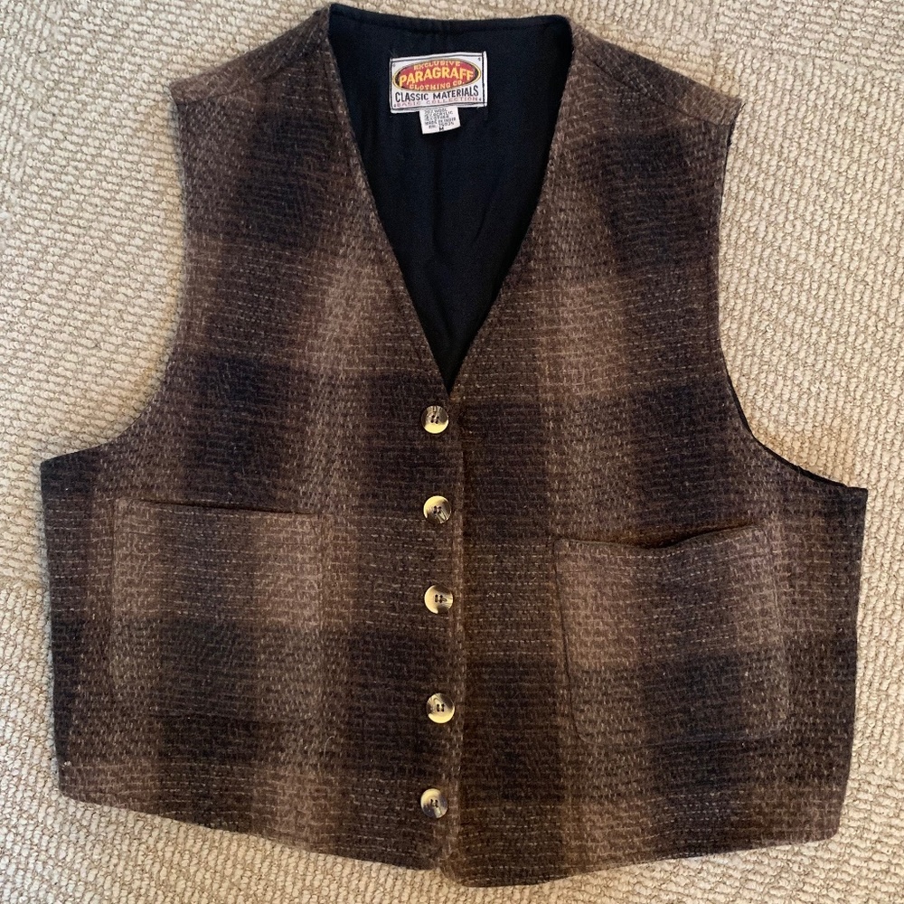 Mens Vest Paragraph co size Med